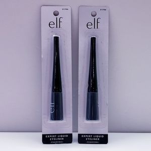 e.l.f. Expert Liquid Eyeliner, Charcoal, 0.15 fl oz (2 pack)